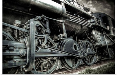 An old locomotive train