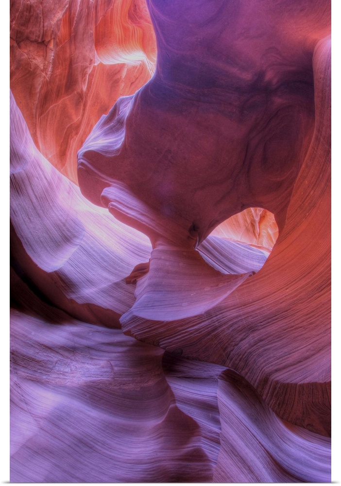 Inside Lower Antelope Canyon near Page Arizona