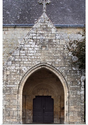 Detail from Saint Gigner church, town of Pluvigner, departement of Morbihan, France