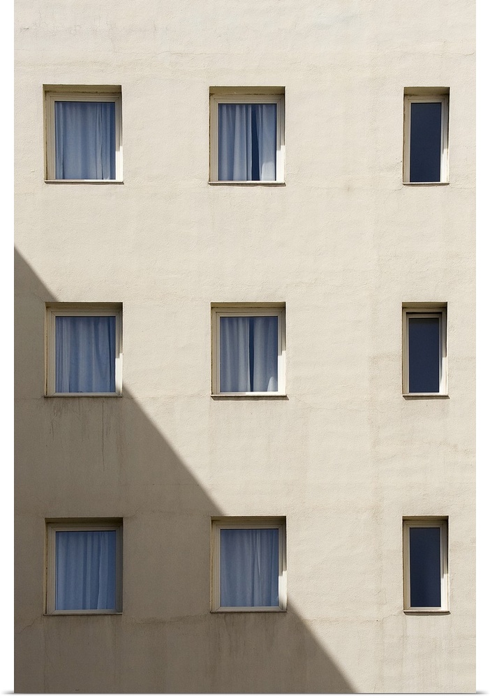 Windows on the side of a modern building