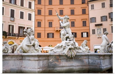 Neptune fountain at Navona square, Rome