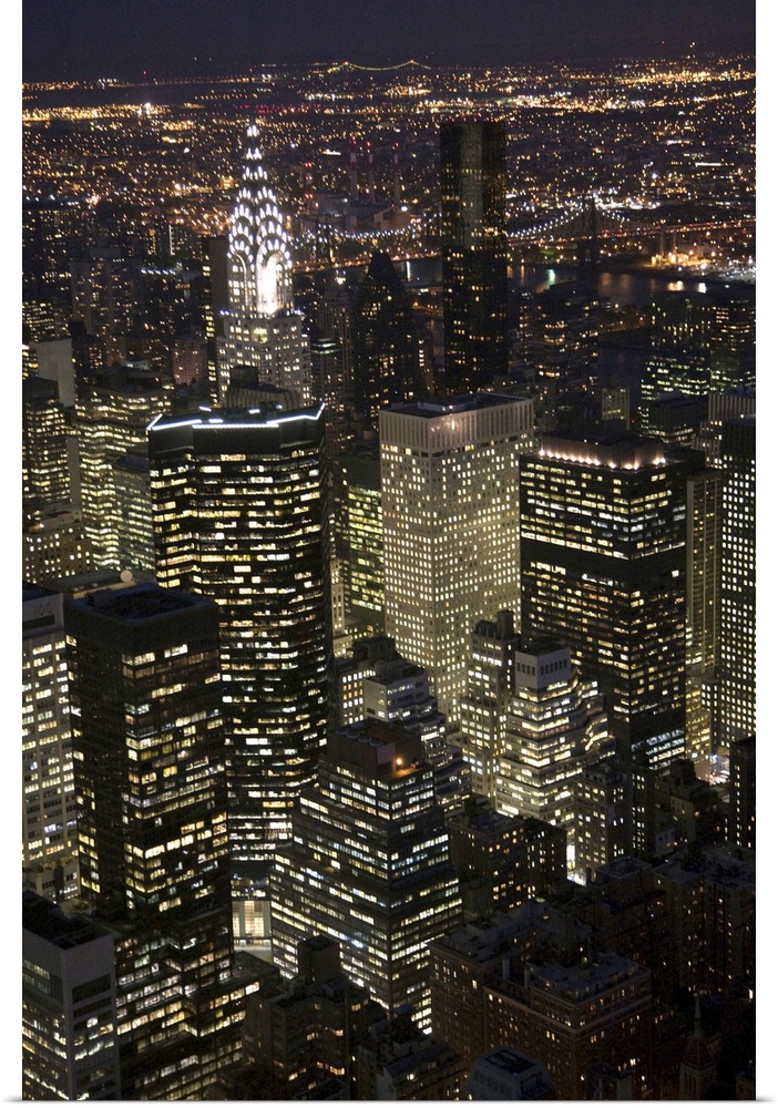 Midtown Manhattan from the Empire State Building, NYC, USA
