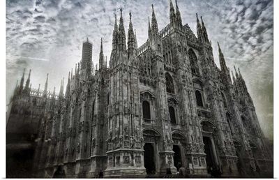 View on Milan Cathedral, the cathedral church of Milan, Italy