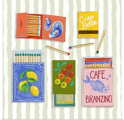 Italian Summer Matchbooks