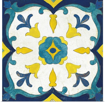 Andalucia Tiles A Blue and Yellow