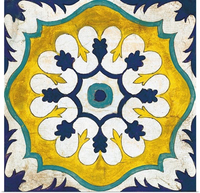 Andalucia Tiles C Blue and Yellow