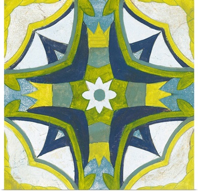 Andalucia Tiles E Blue and Yellow