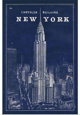 Blueprint Map Chrysler Building