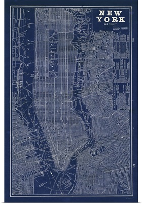 Blueprint Map New York