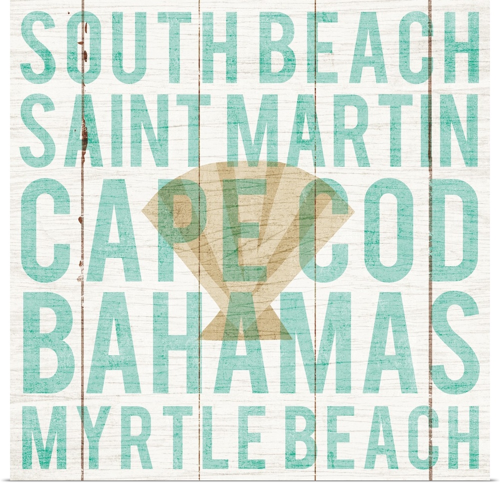 South Beach- Saint Martin- Cape Cod- Bahamas- Myrtle Beach