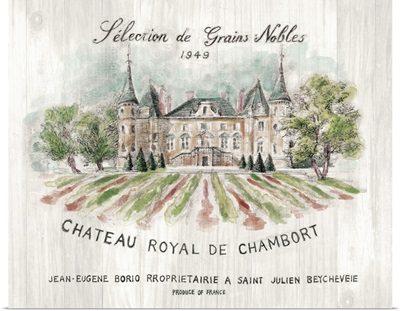 Chateau Chambort on Wood Color