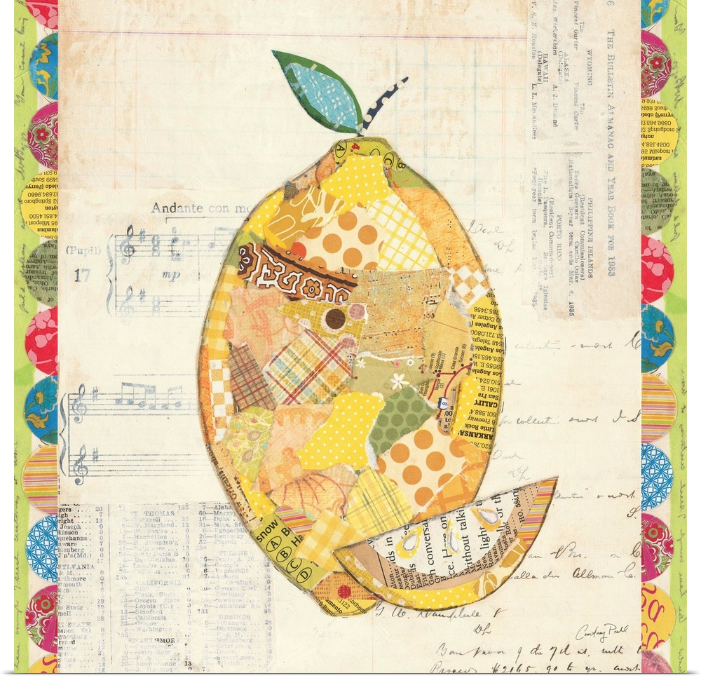 Fruit Collage II - Lemon