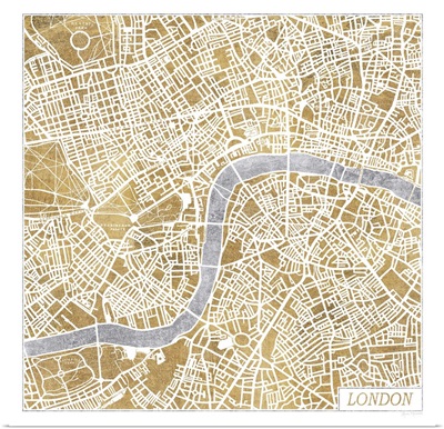 Gilded London Map