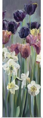 Grape Tulips Panel II