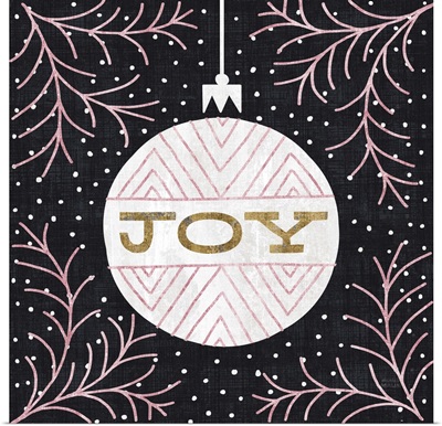 Jolly Holiday Ornaments Joy Metallic