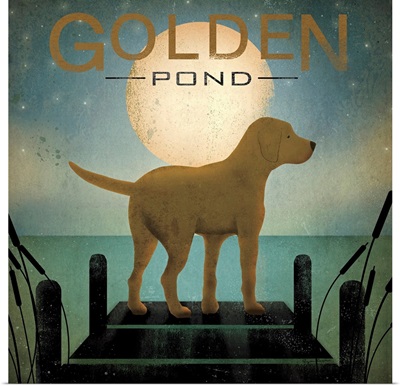 Moonrise Yellow Dog - Golden Pond