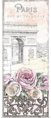 Paris Roses Panel VII