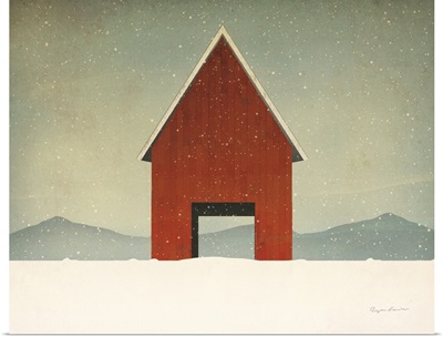 Red Barn Winter