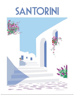 Santorini Poster II