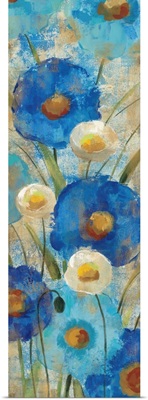 Sunkissed Blue and White Flowers II