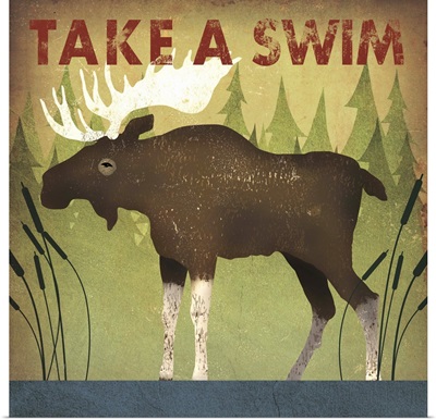Take a Swim Moose