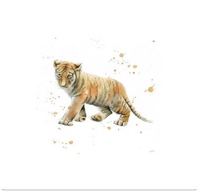 Tiger Cub White Border