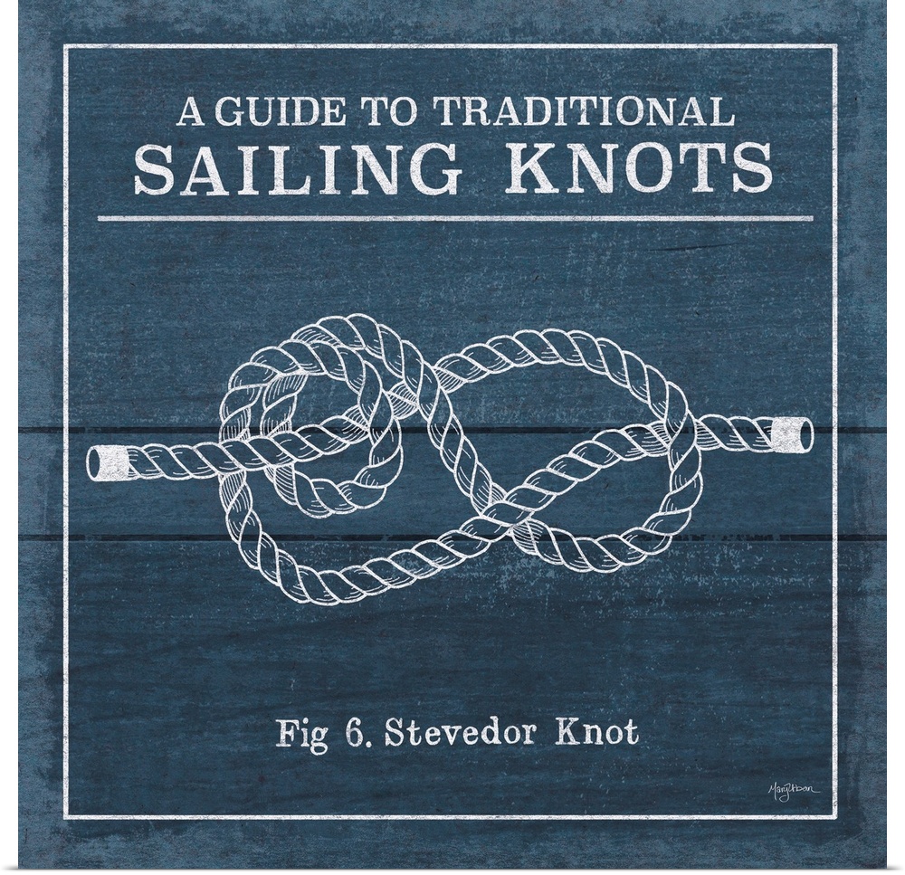 "A Guide To Traditional Sailing Knots- Fig 6. Stevedor Knot"