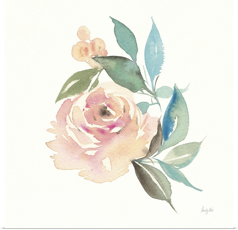 Watercolor Blossom II
