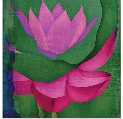 Abstract Lotus Flower