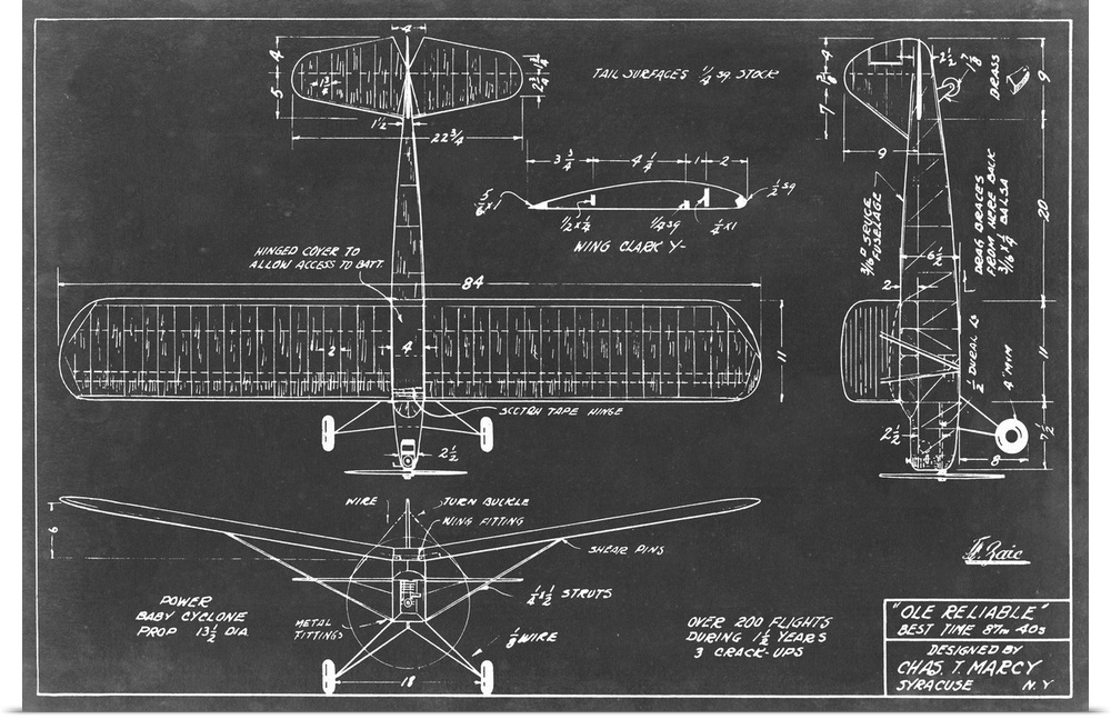 Aeronautic Blueprint VIII