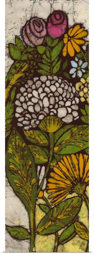 Batik Flower Panel I