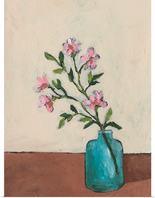 Blossom In Blue Vase II