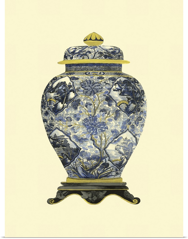 Blue Porcelain Vase II