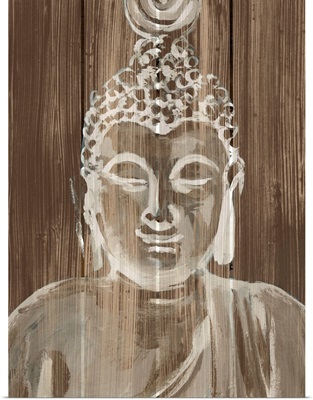 Buddha On Wood IV