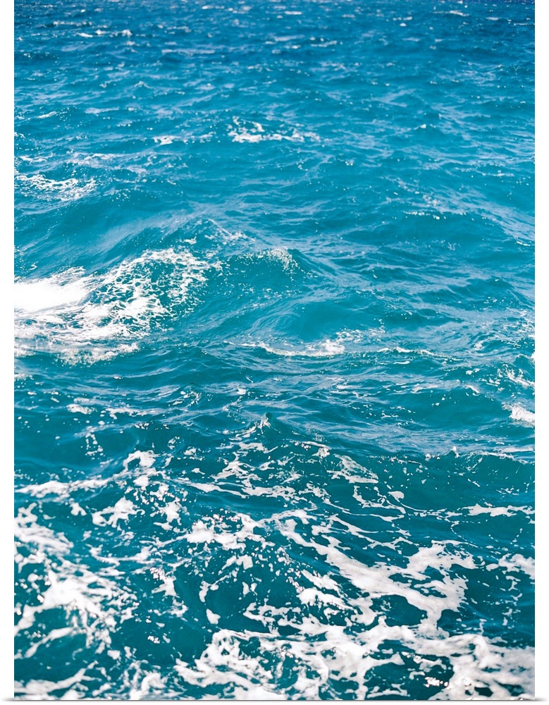 Photograph of choppy ocean water.