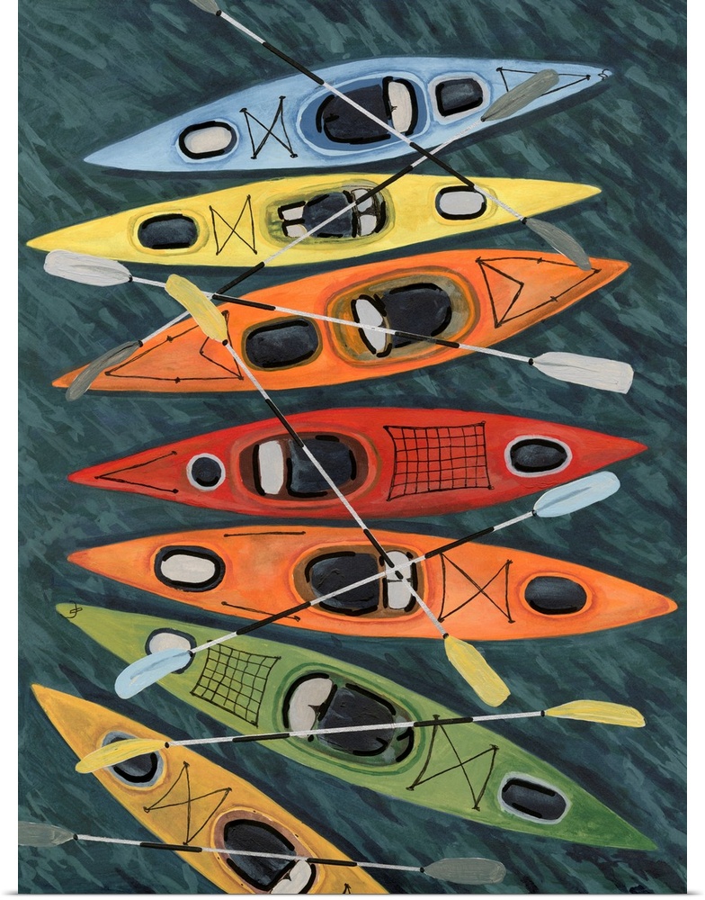 Colorful Kayaks I