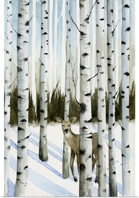 Deer in Snowfall II