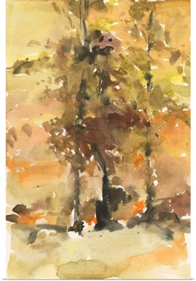 Fall Foliage Watercolor I