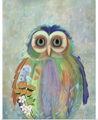 Fantastic Florals Owl