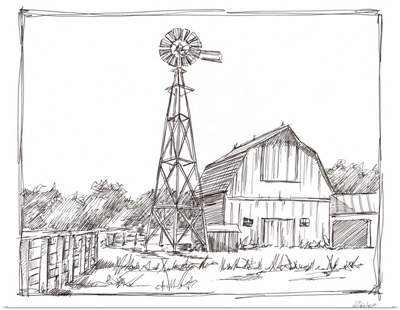 Farm Sketch II