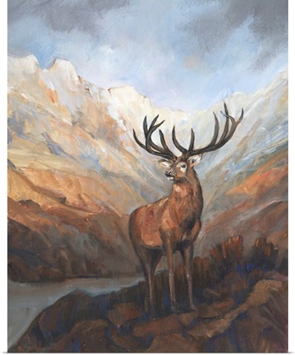 Great Stag In Mountains I