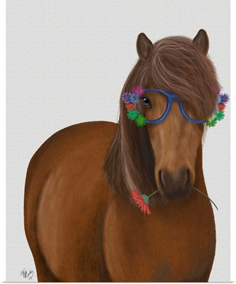 Horse and Flower Glasses