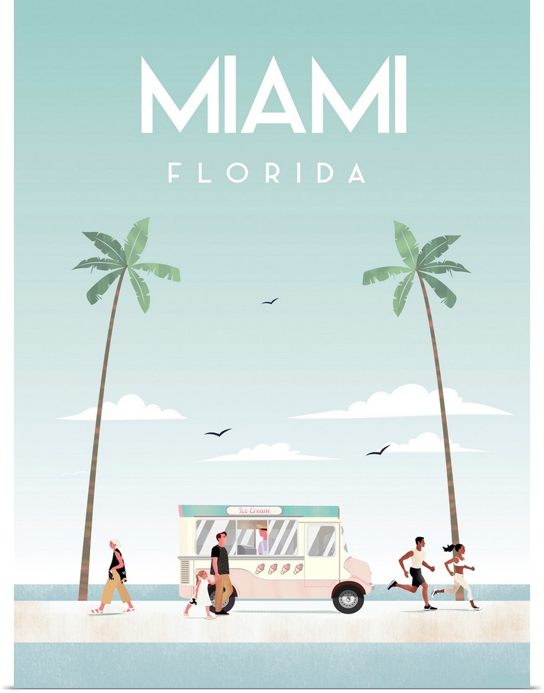 Illustrated Miami Beach I