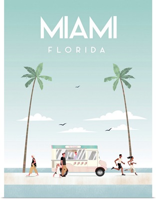 Illustrated Miami Beach I