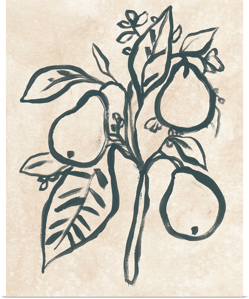Ink Pear Branch I
