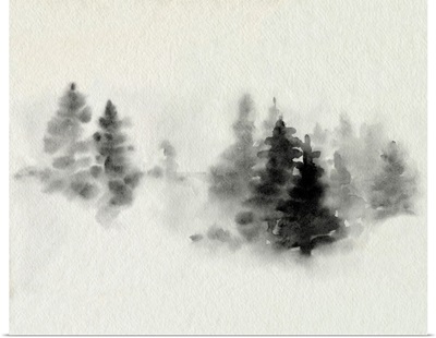 Inked Pine Forest II