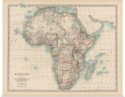 Johnstons Map of Africa