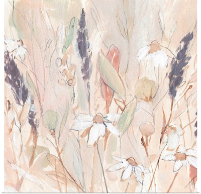 Lavender Flower Field I