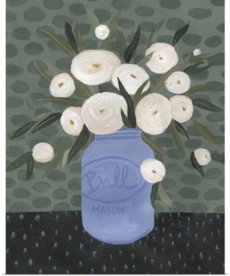 Mason Jar Bouquet IV