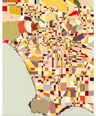 Modern Los Angeles Map